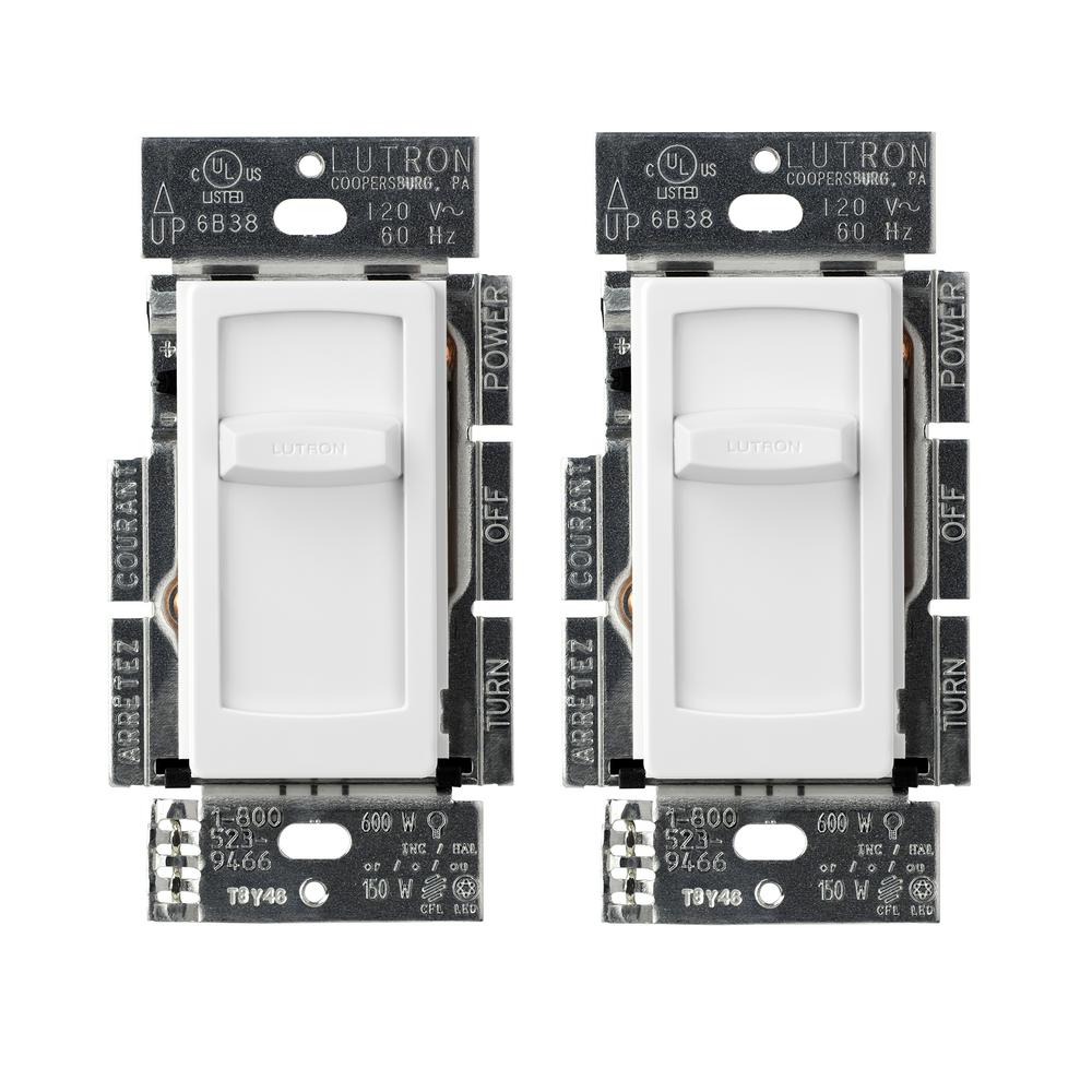 LUTRON Skylark Contour C.L Dimmer Switch for Dimmable LED