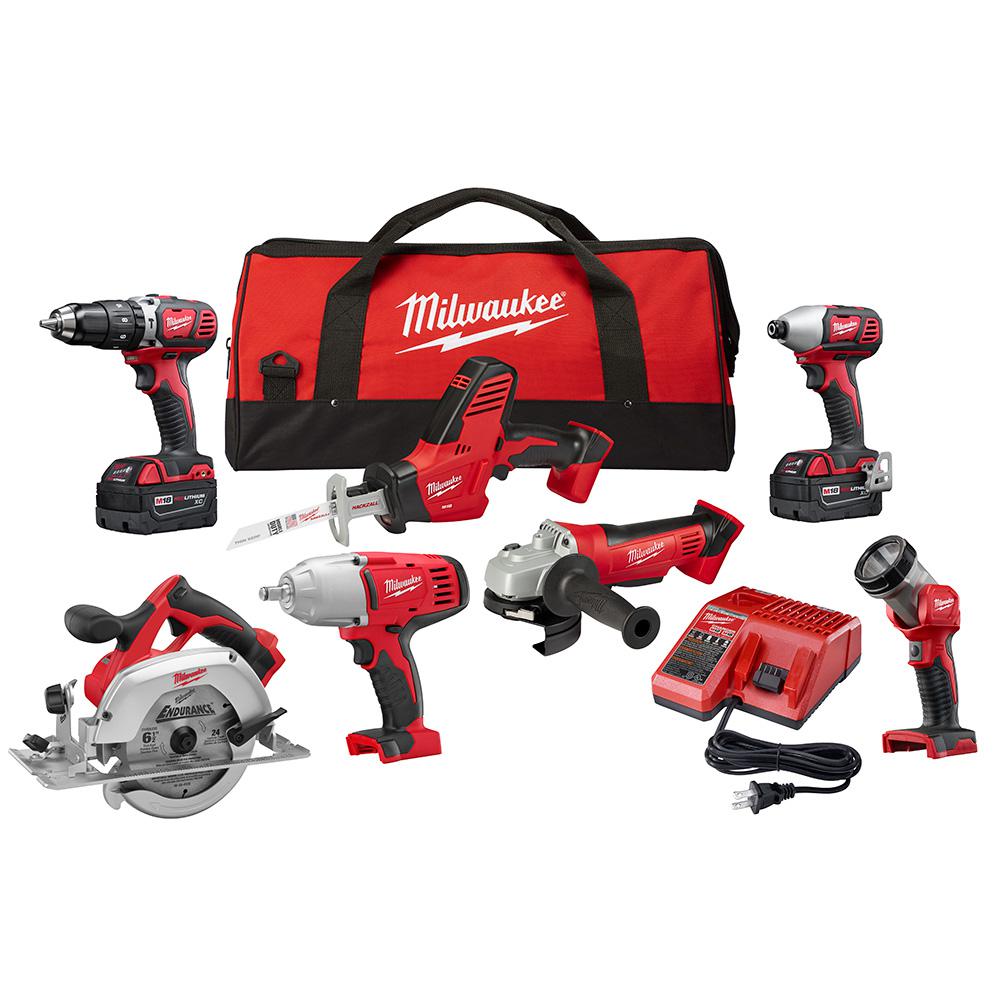 Milwaukee 2694-27 M18 18-Volt Lithium-Ion Cordless Combo Kit