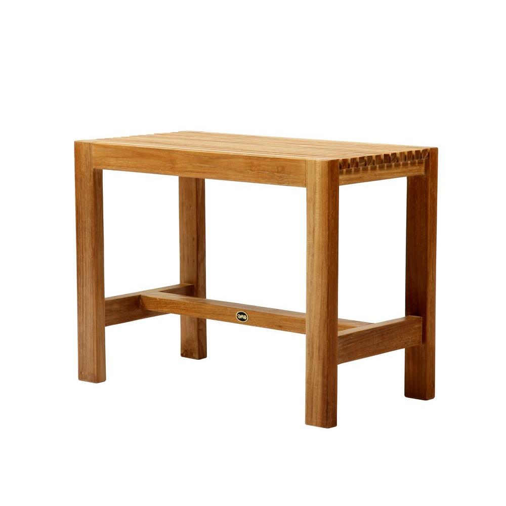 Wood Freestanding Shower Chairs Bath Safety The Home Depot
