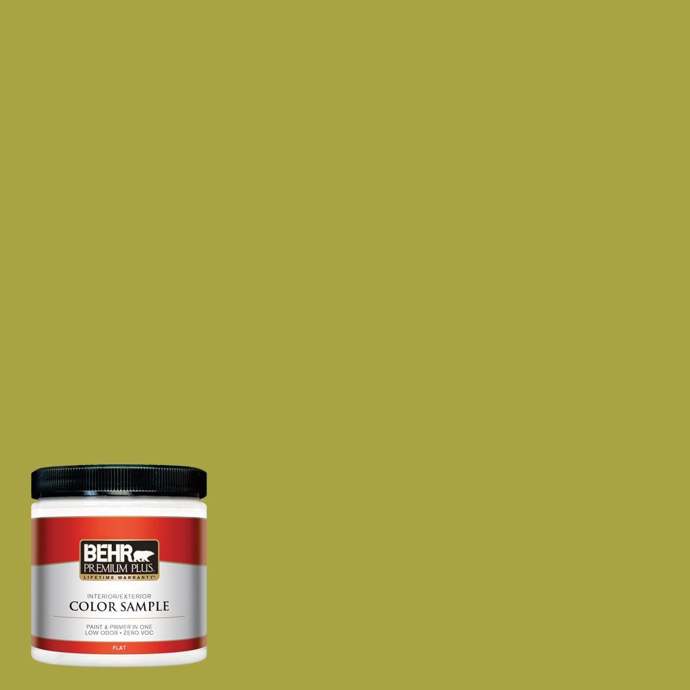 Behr Premium Plus 8 Oz 400b 7 Lemon Gr Flat Interior Exterior 400b 7 Lemon Gr Flat Interior Exterior