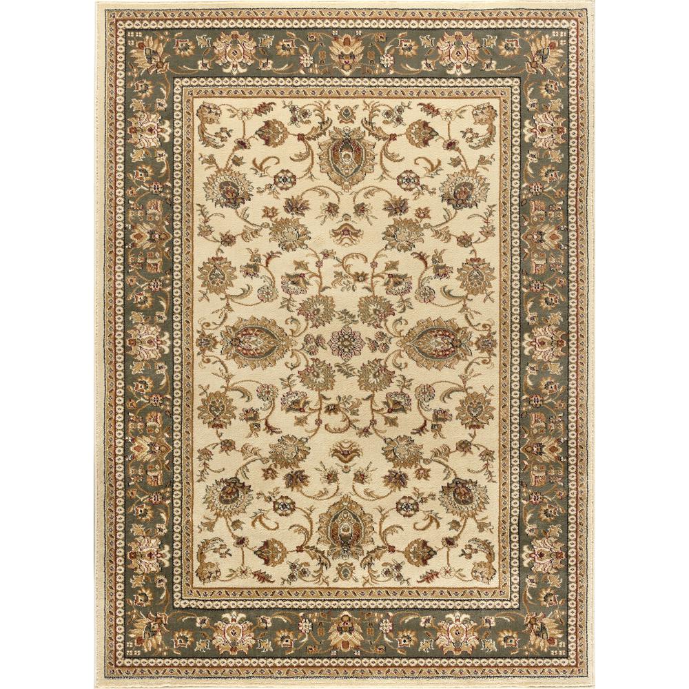 Tayse Rugs Sensation Beige 9 Ft X 12 Traditional Area Rug