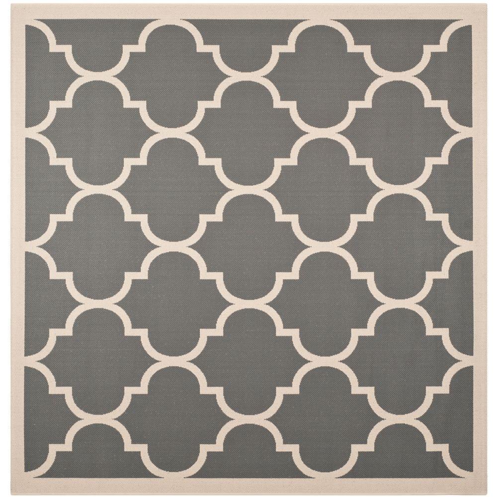 Safavieh Courtyard Anthracite Beige 7 Ft X Indoor Outdoor Safavieh Courtyard Anthracite Beige 7 Ft X Indoor Outdoor Square