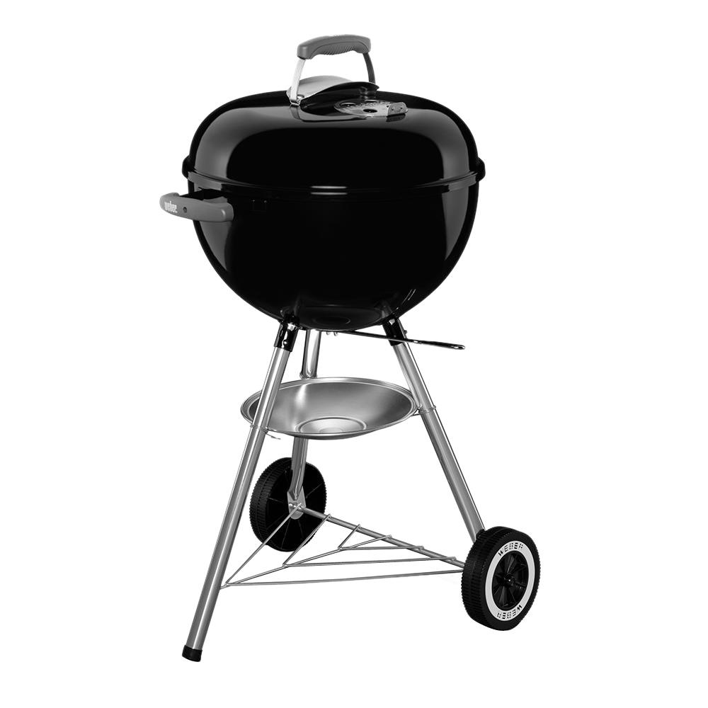 Weber 22 in. Original Kettle Charcoal Grill in Black-741001 - The Home blackstone grills at home depot