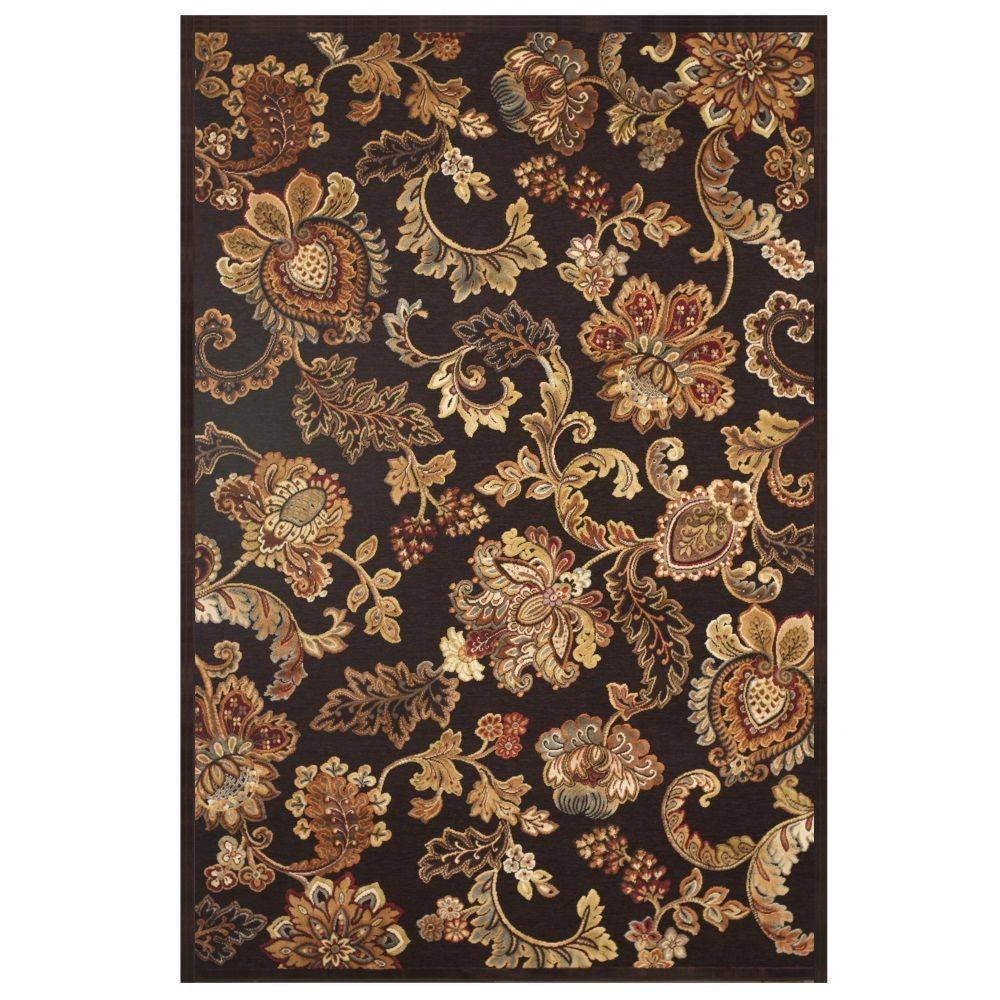 Sams International Napa Fulton Chocolate 7 ft. 10 in. x 11 ft. 2 in