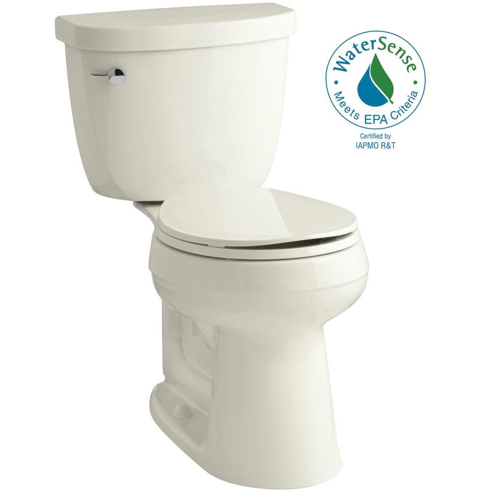Kohler Cimarron Comfort Height 2 Piece 1 28 Gpf Single Flush Round