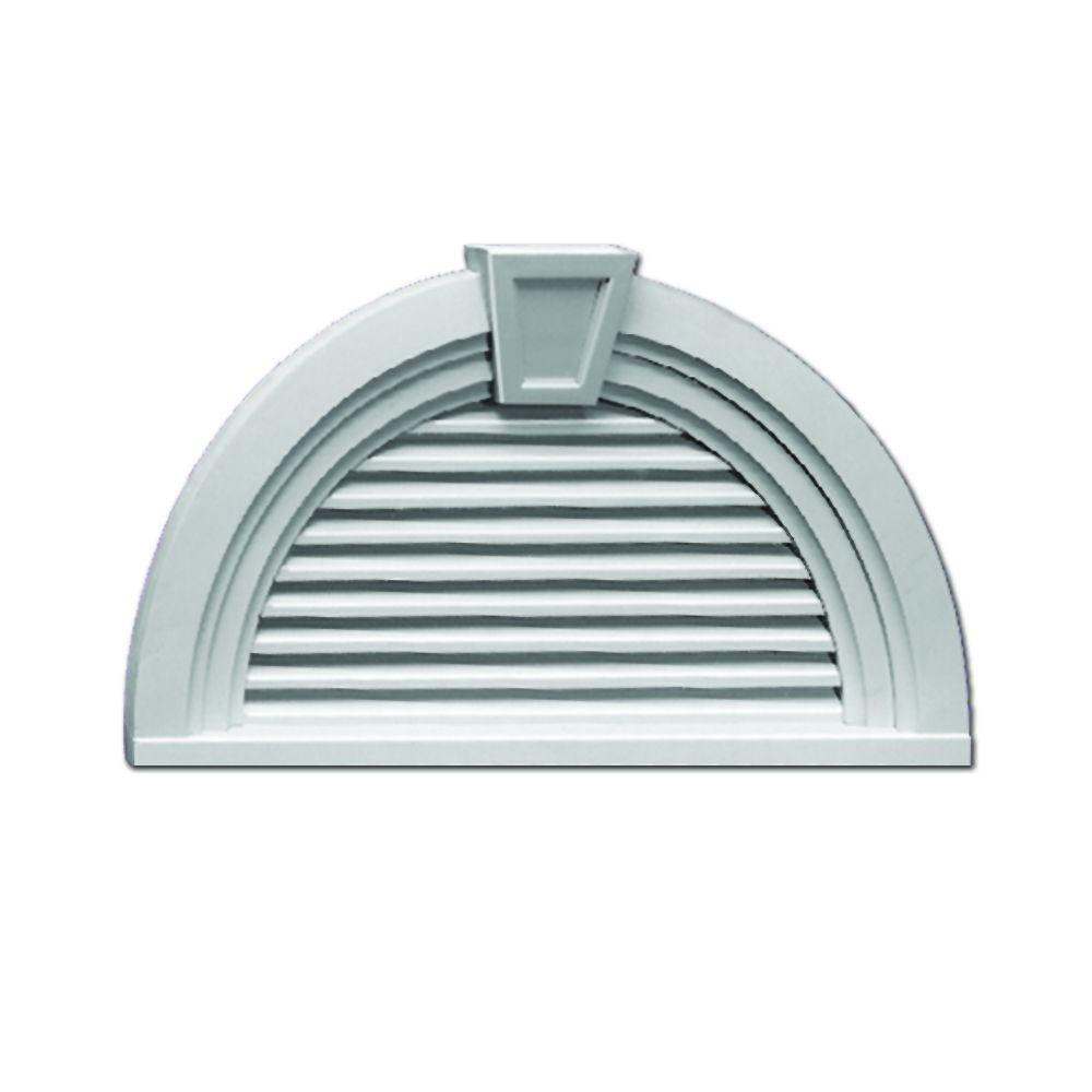 Half Round Gable Vents Louvers Roofing Attic Ventilation