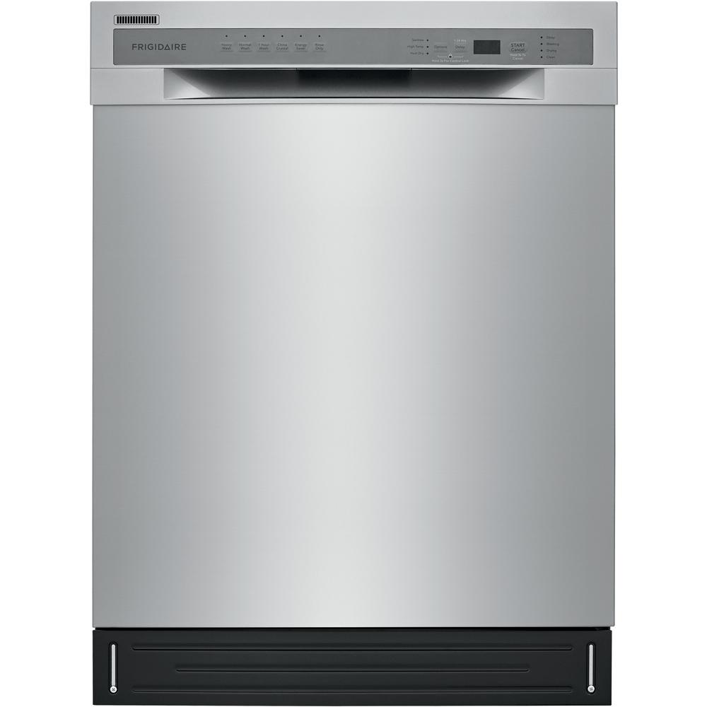 Frigidaire 24 in. ADA Tall Tub Dishwasher in Black with Stainless Steel
