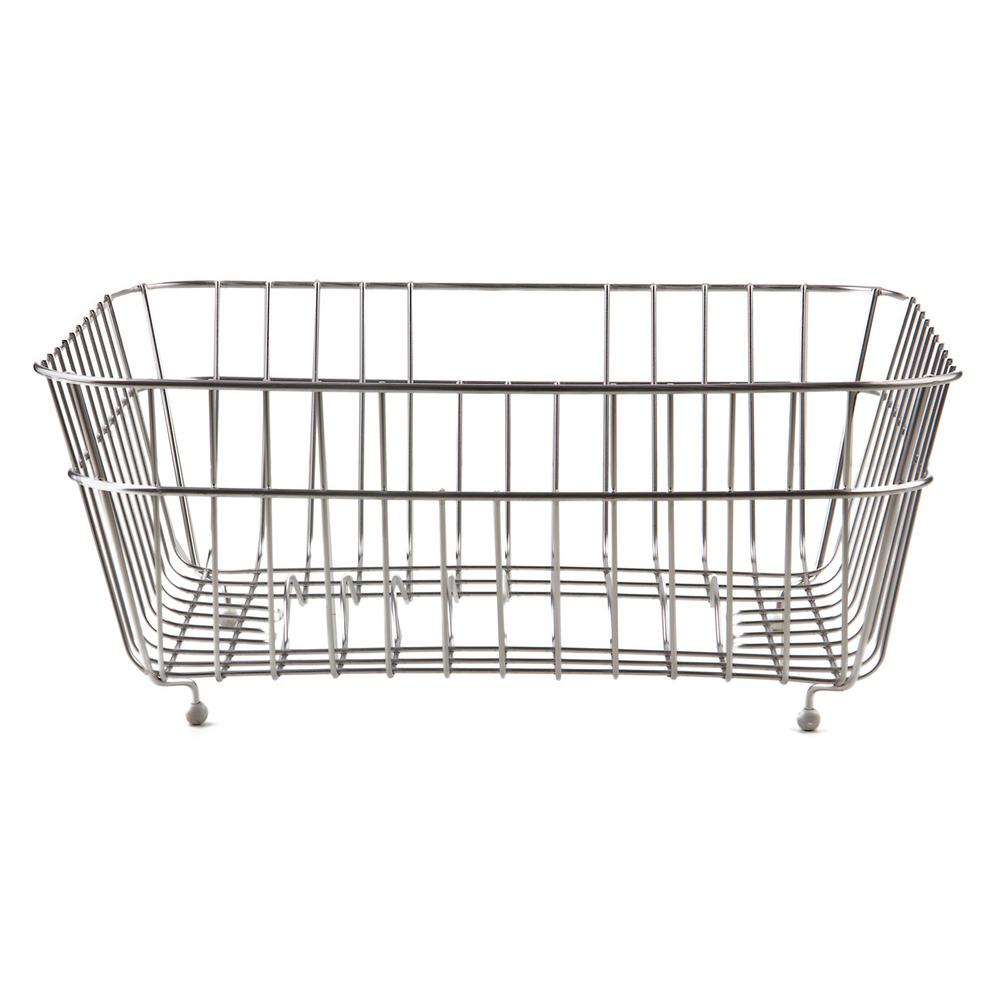 ALFI BRAND Basket for Kitchen Sinks in Stainless Steel, White