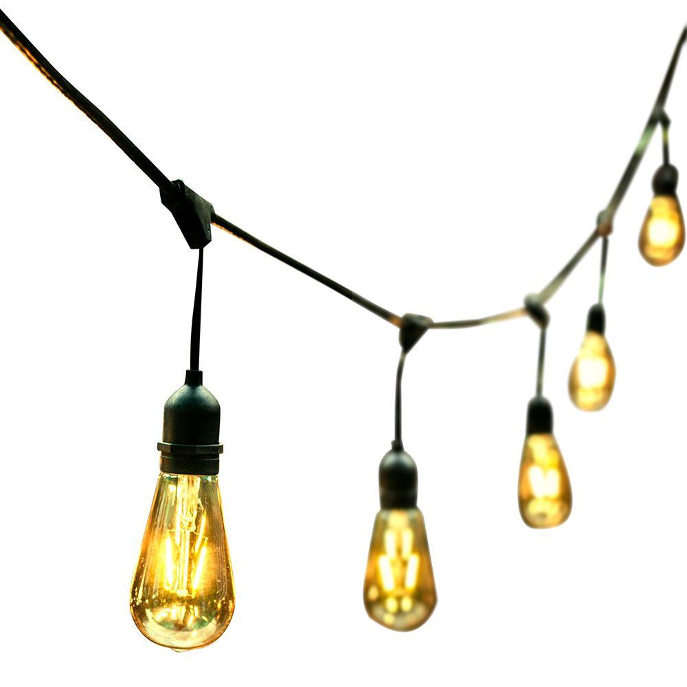 OVE Decors 48-ft All Weather Oversized Edison LED String Light