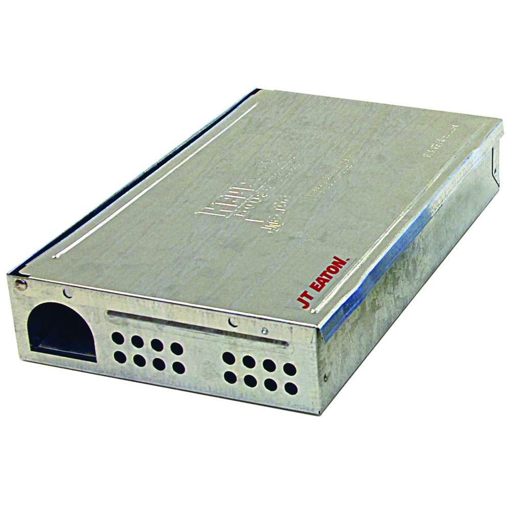 JT Eaton Repeater Low Profile Multi Catch Mouse Trap with Solid Steel Lid... by JT Eaton