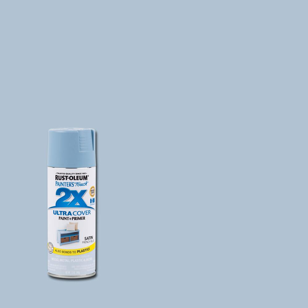 Rust Oleum Painters Touch 2x 12 Oz Satin French Blue General Purpose
