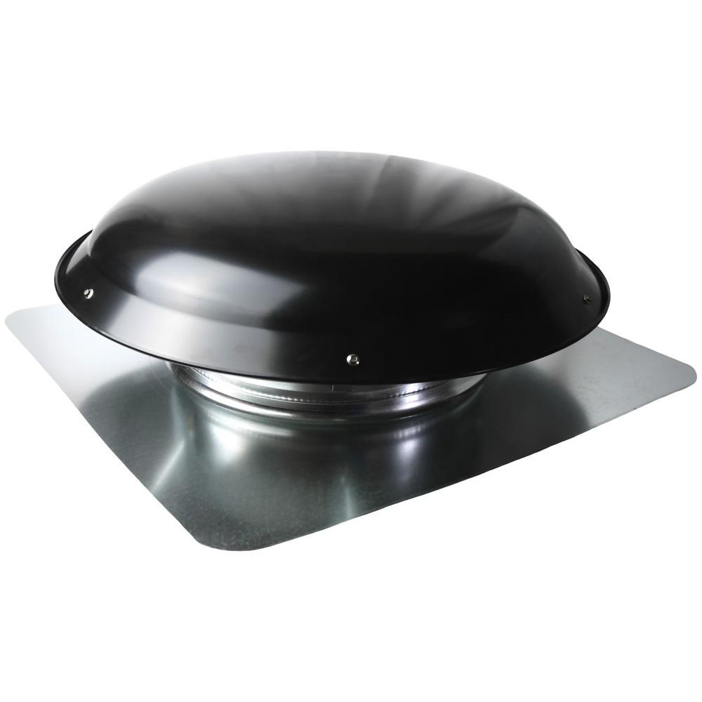 Cool Attic 25 in. x 10 in. Galvanized Steel Static Roof Vent in BlackVX25BLKUPS The Home Depot
