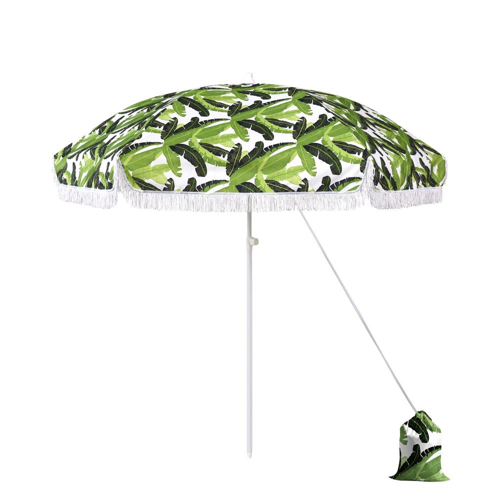 Floral Patio Umbrellas Patio Furniture The Home Depot