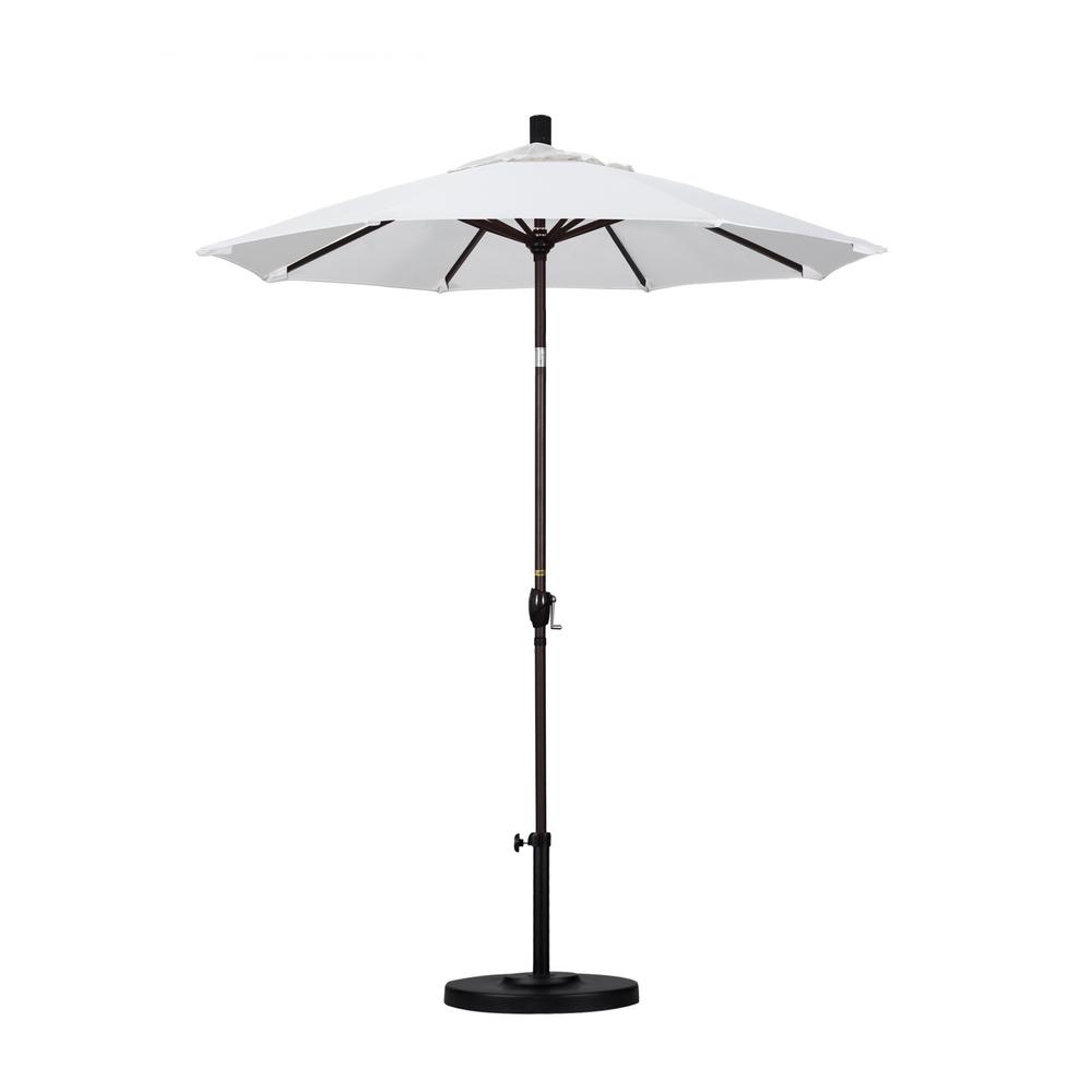 California Umbrella 6 ft. Bronze Aluminum Pole Market Aluminum Ribs