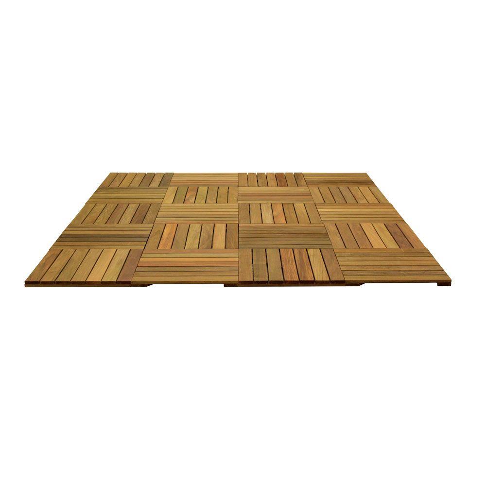 Deck Tiles Decking The Home Depot Solid Hardwood Deck