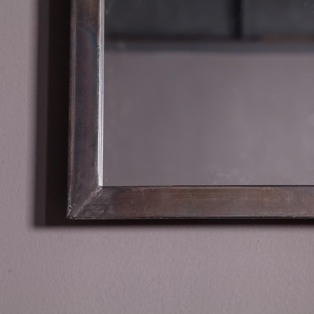 Winsome House Metal Window Frame Decorative Wall Mirror