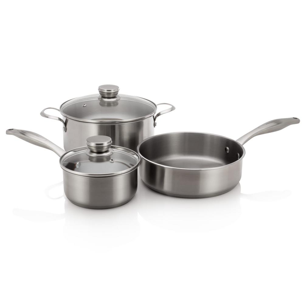 stainless steel pots and pans set