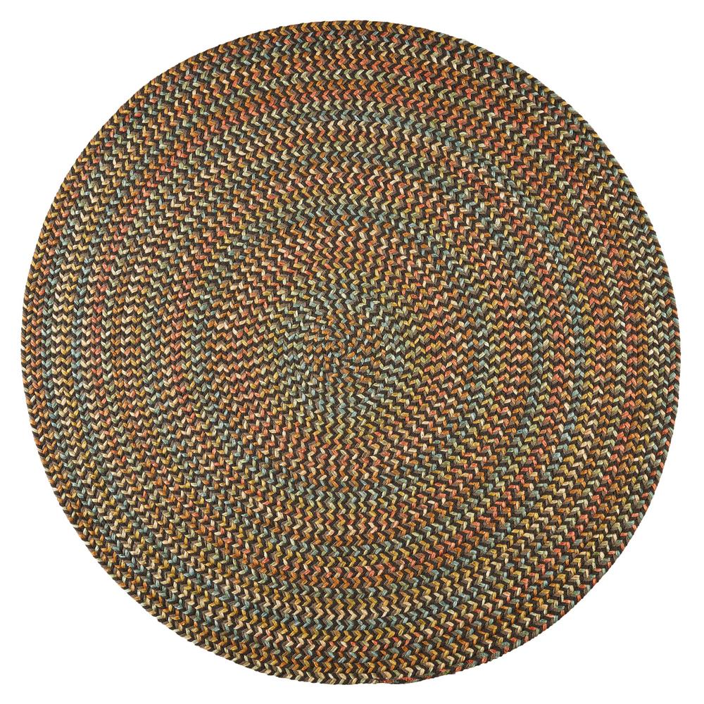 Rhody Rug Revere Brown Velvet 4 ft. x 4 ft. Round Indoor/Outdoor