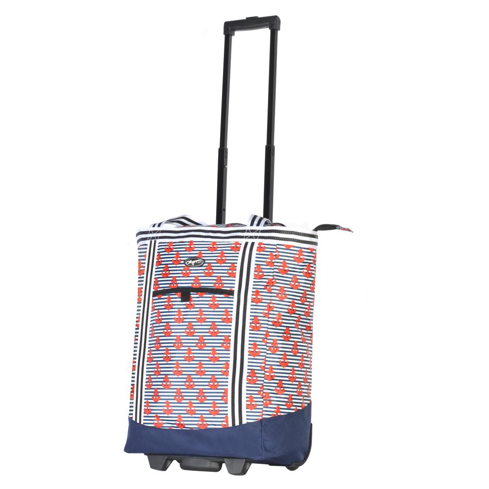 olympia cosmopolitan rolling shopper tote