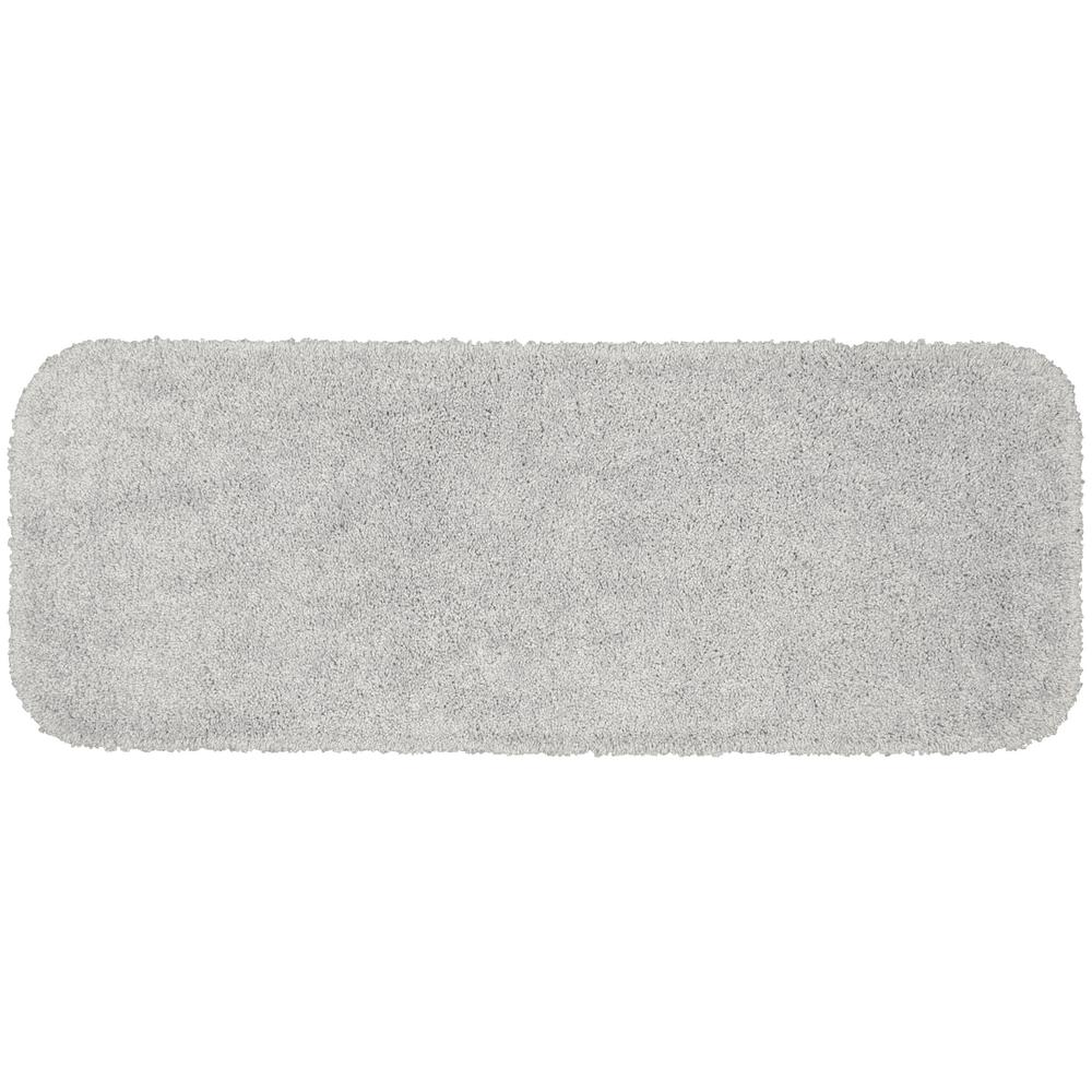 Garland Rug Serendipity Platinum Gray 22 In X 60 In Shag Nylon