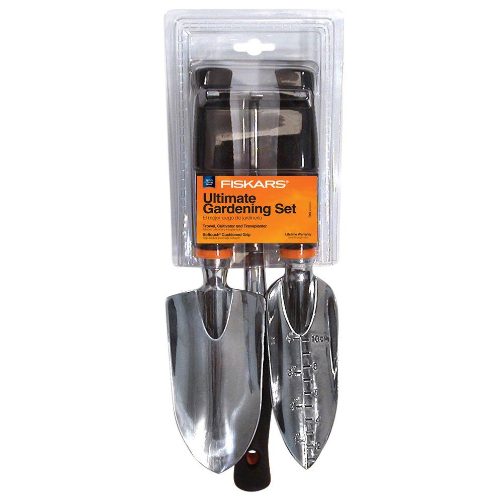 Fiskars Softouch Garden Tool Set 3 Piece 70676935j The Home Depot