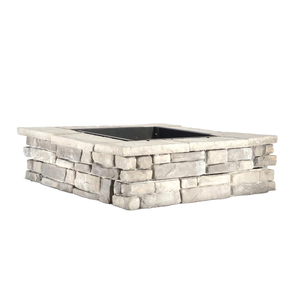 Natural Concrete Products Co 28 In X 14 In Steel Wood Random