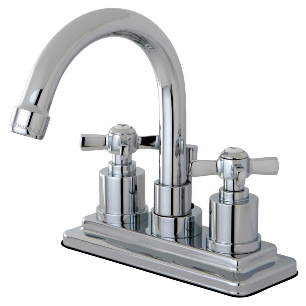 Kingston Brass Millennium 4 In Centerset 2 Handle Bathroom Faucet