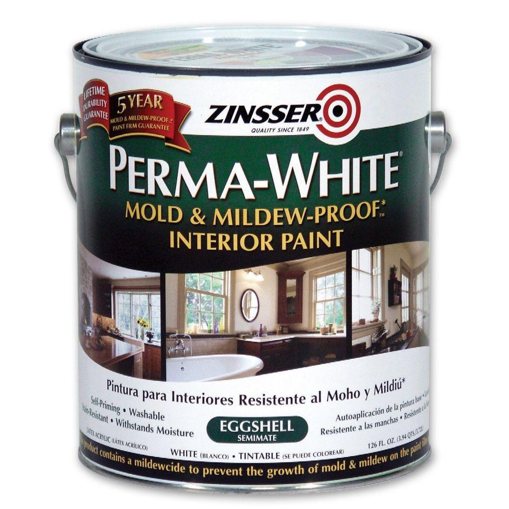 Zinsser Mildew Resistant Paint The Home Depot