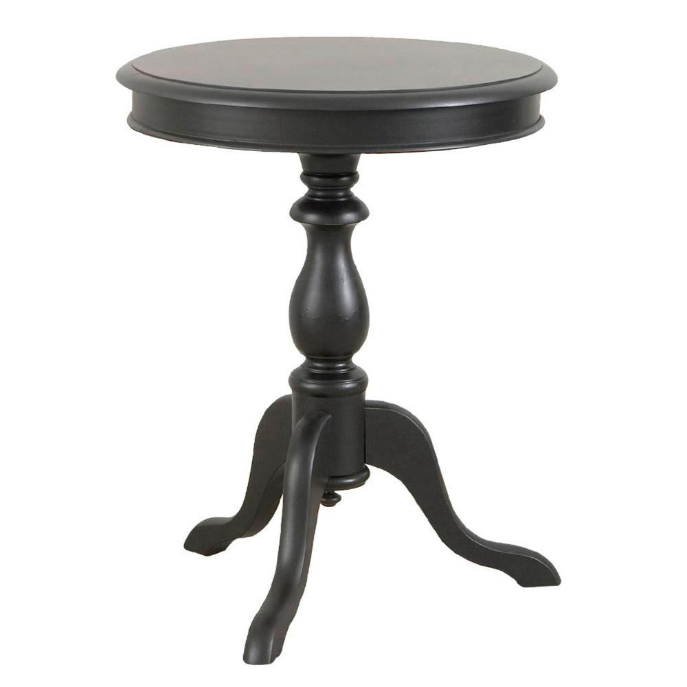 Carolina Cottage Gilda Antique Black Side Table 1925 Ab The Home