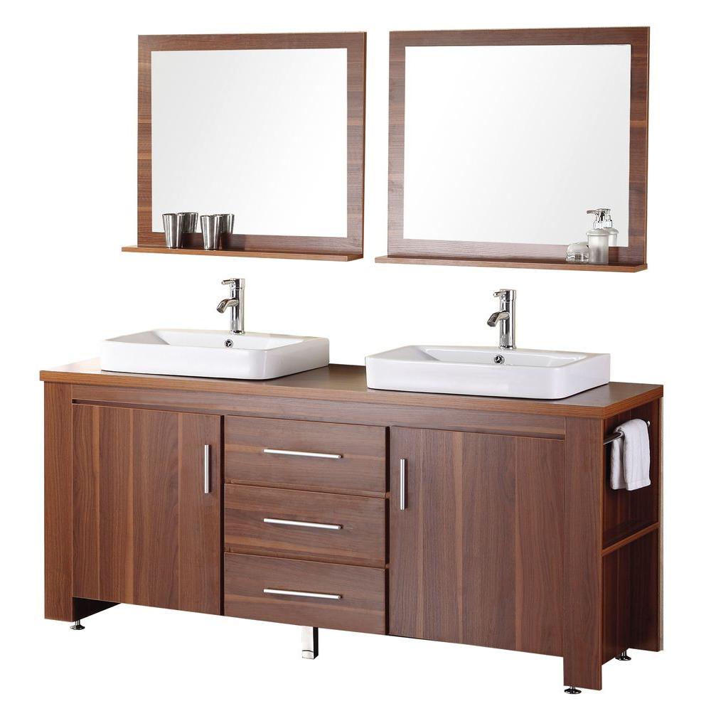 Bathroom Vanities Grand Rapids Mi design element washington 72 in. w x 22 in. d vanity in espresso Bathroom Vanities Grand Rapids Mi design element washington 72 in. w x 22 in. d vanity in espresso