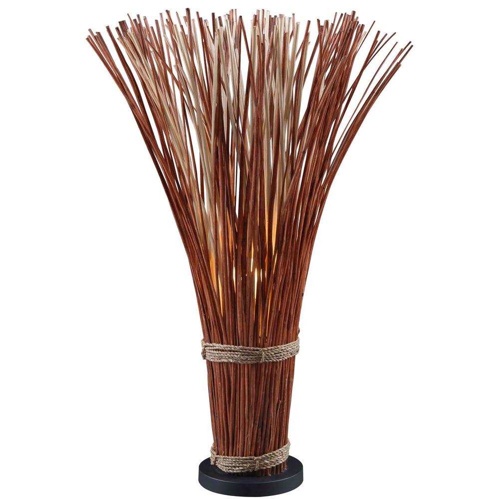 Kenroy Home Sheaf 46 In Natural Reed Floor Lamp 21065nr The Natural Reed Floor Lamp