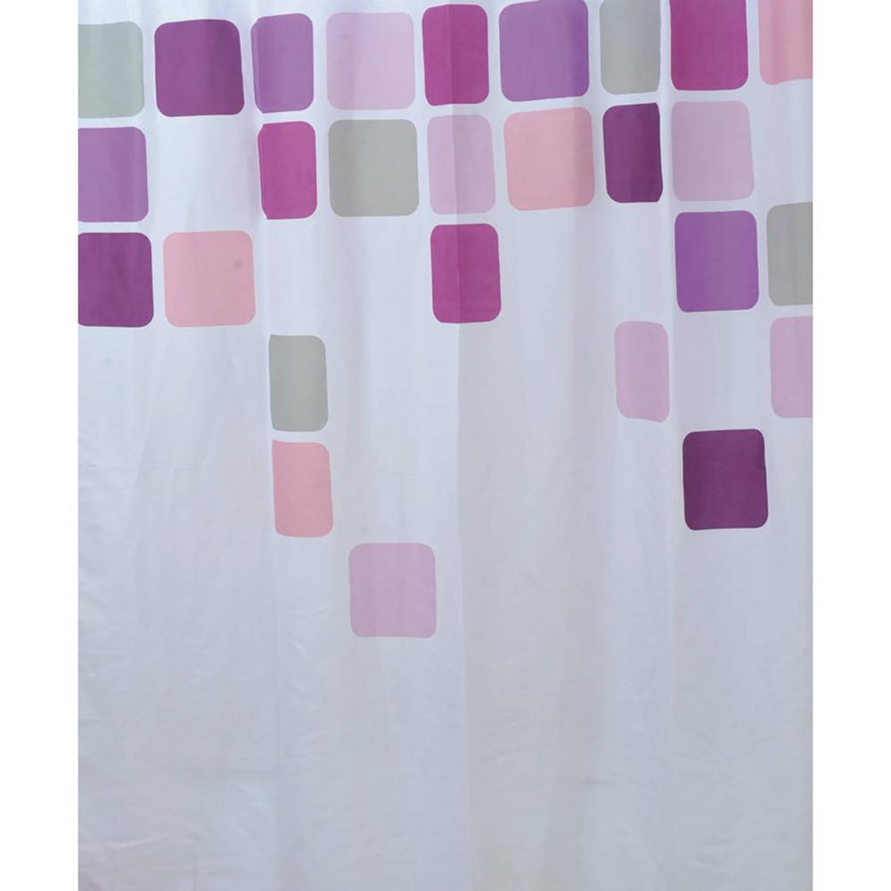 Vitamine 71 In X 79 In Multicolored Bath Printed Shower Curtain