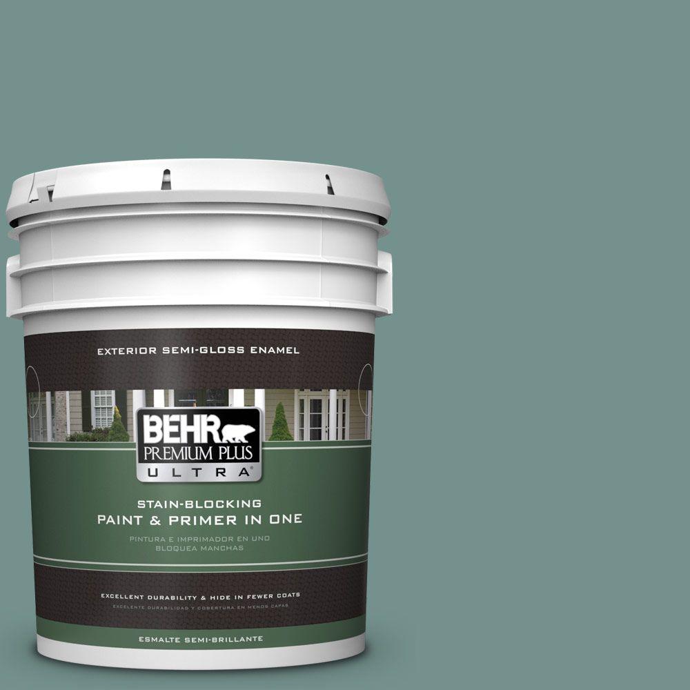 BEHR Premium Plus Ultra 5-gal. #PPU12-3 Dragonfly Semi-Gloss Enamel Exterior Paint-585305 - The ...