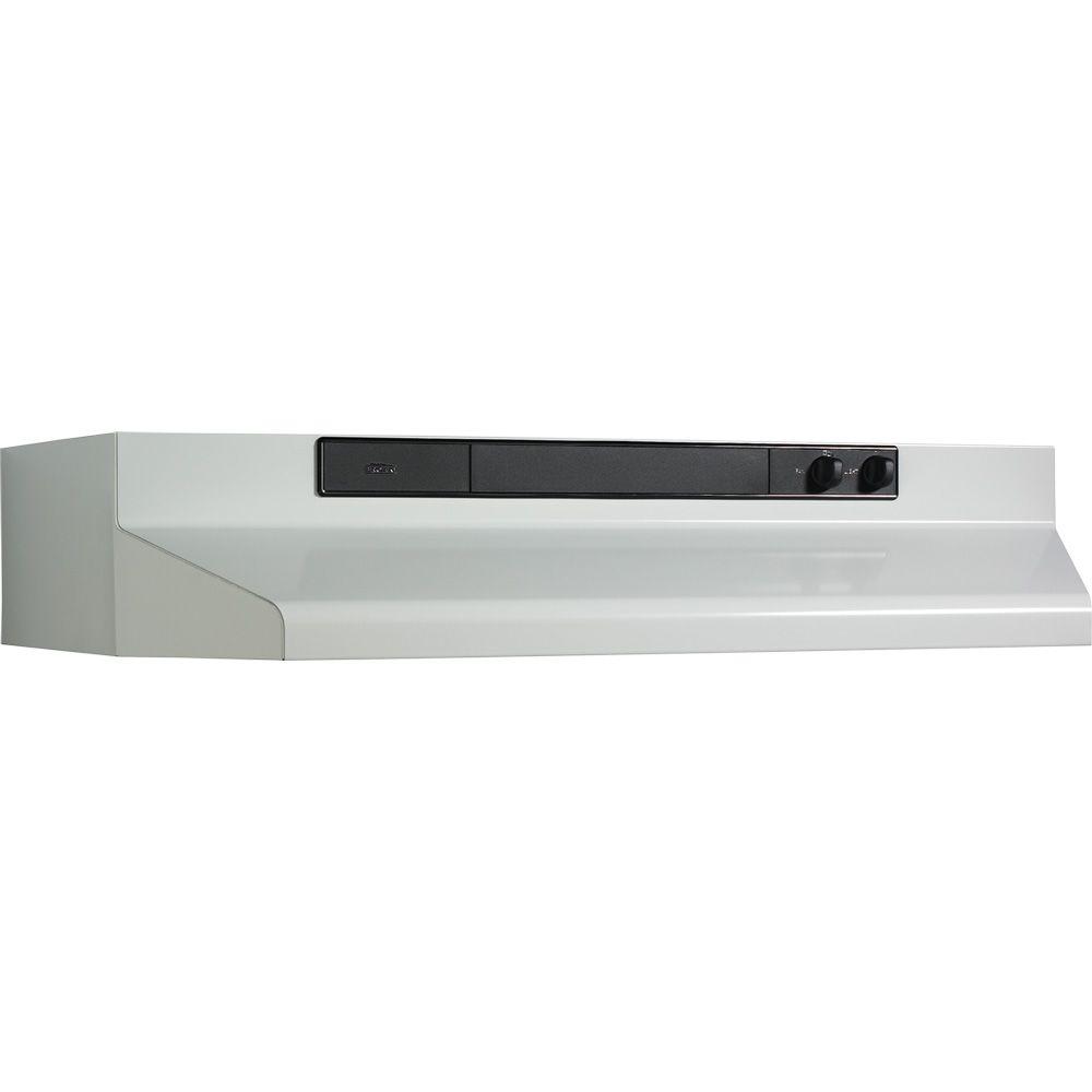 Broan 46000 Series 30 in. Convertible Range Hood in White463001 The