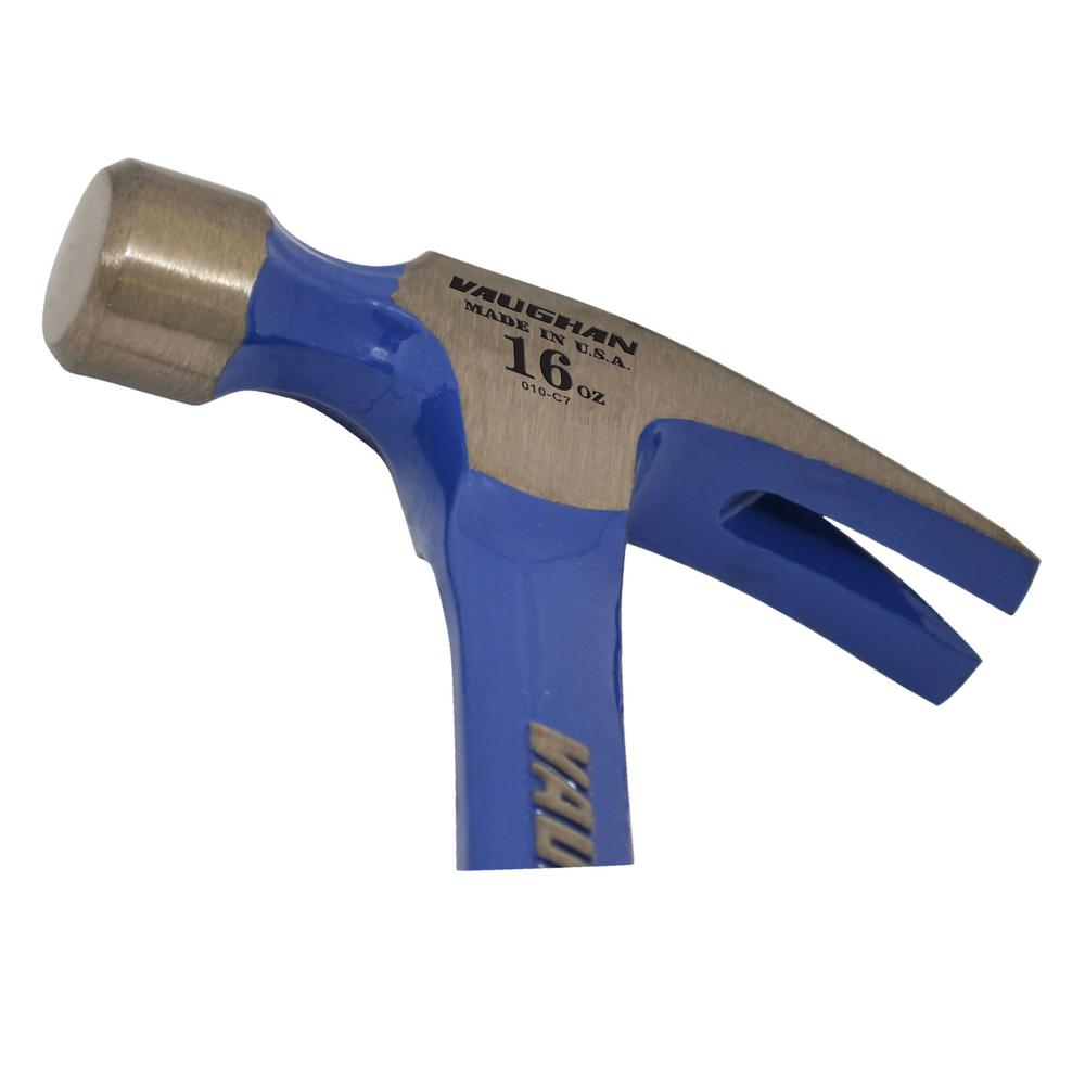 16-Ounce Hickory Handle Vaughan 133-50 DD16 Curved Claw Double Duty Hammer