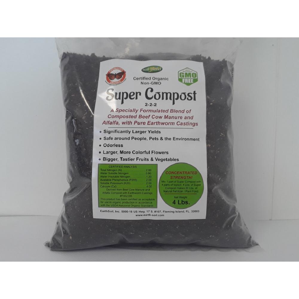 Soilblend Super Compost Organic Mix Concentrated Organic Plant