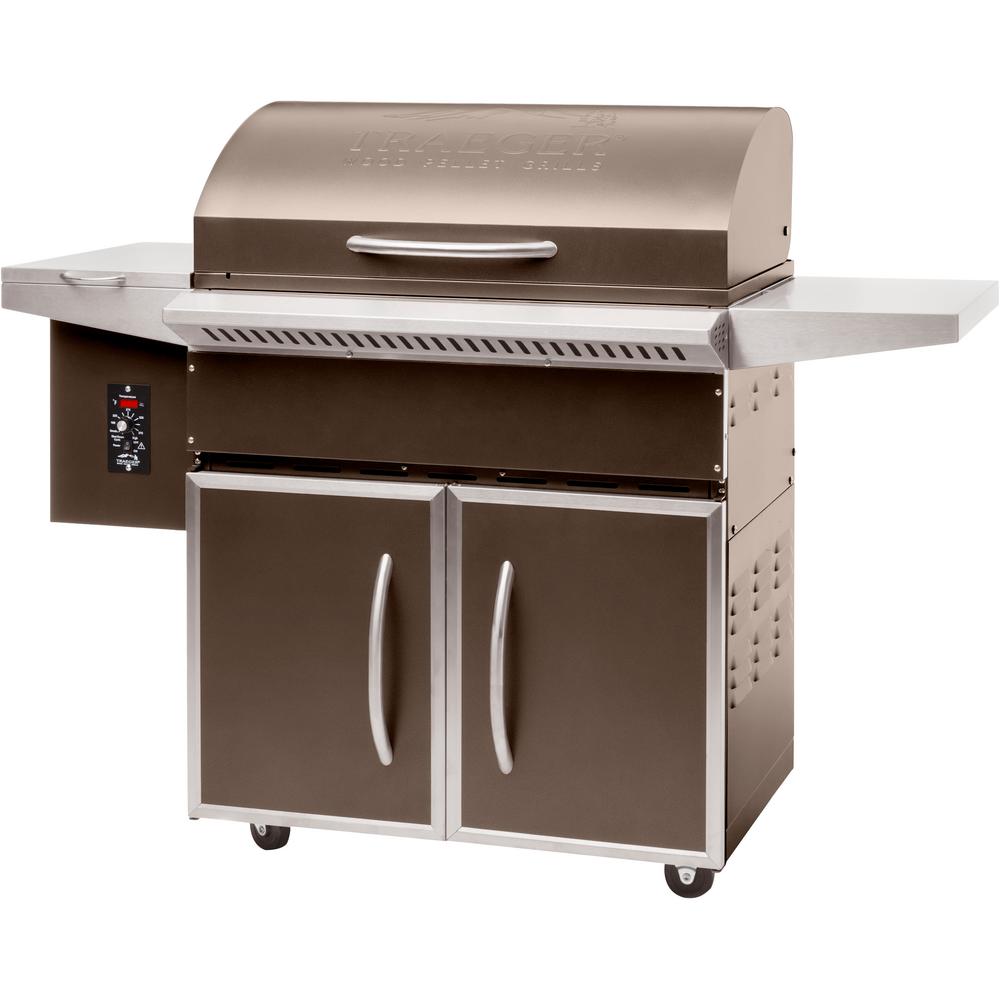 Traeger Junior Elite 20 Wood Fired Grill in Bronze-TFB29LZA - The Home ...