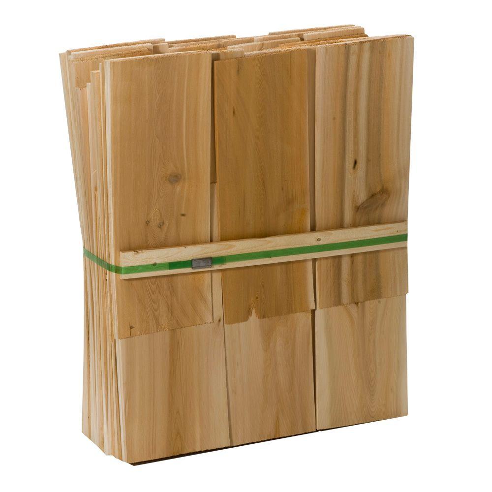 SBC 5 in. x 16 in. Natural Kiln Dried Eastern White Cedar Shingle