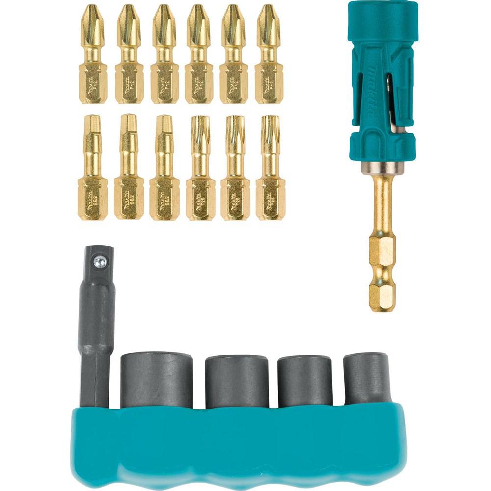 Makita Impact GOLD Driver Bit and Socket Set (18-Piece)