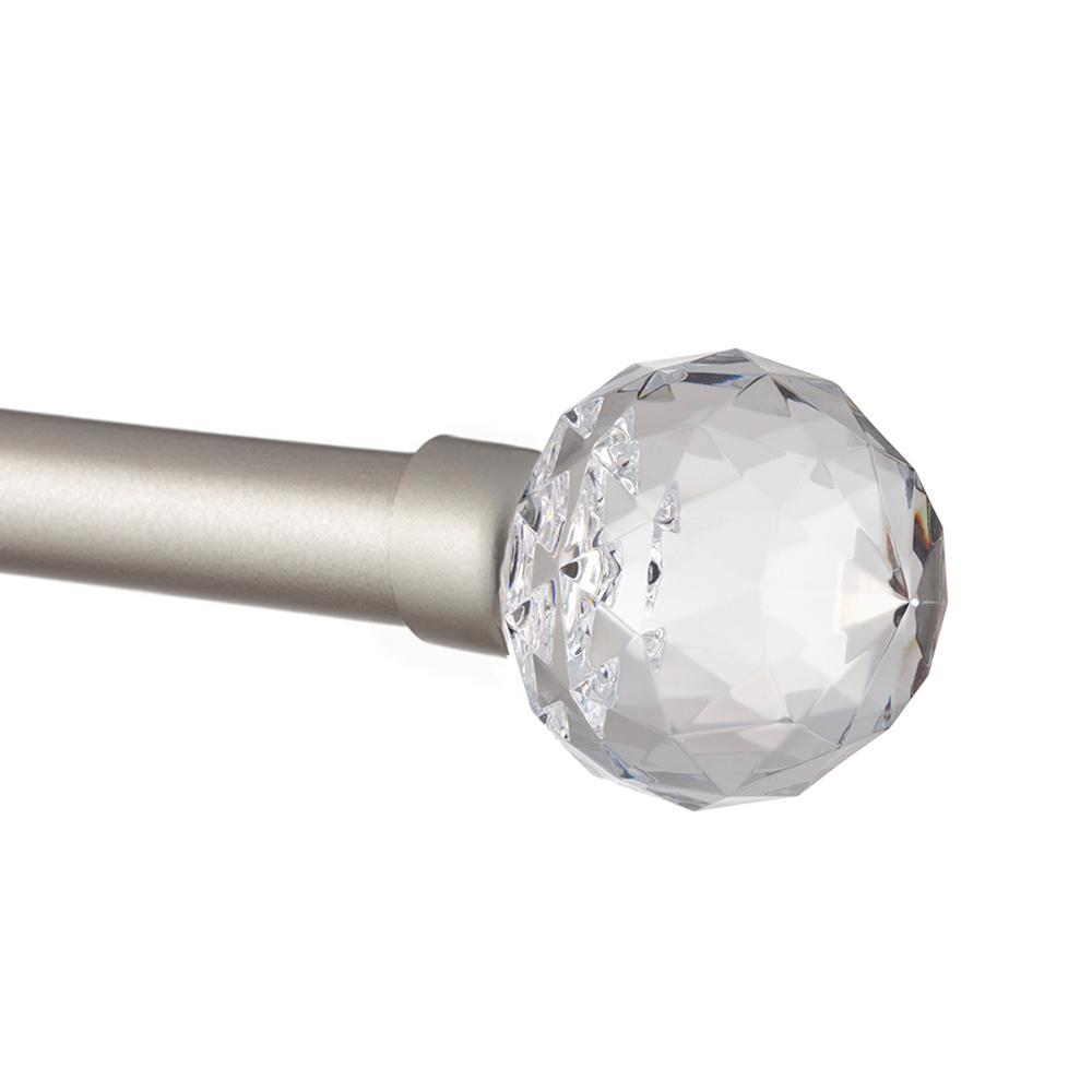 silver curtain rods amazon