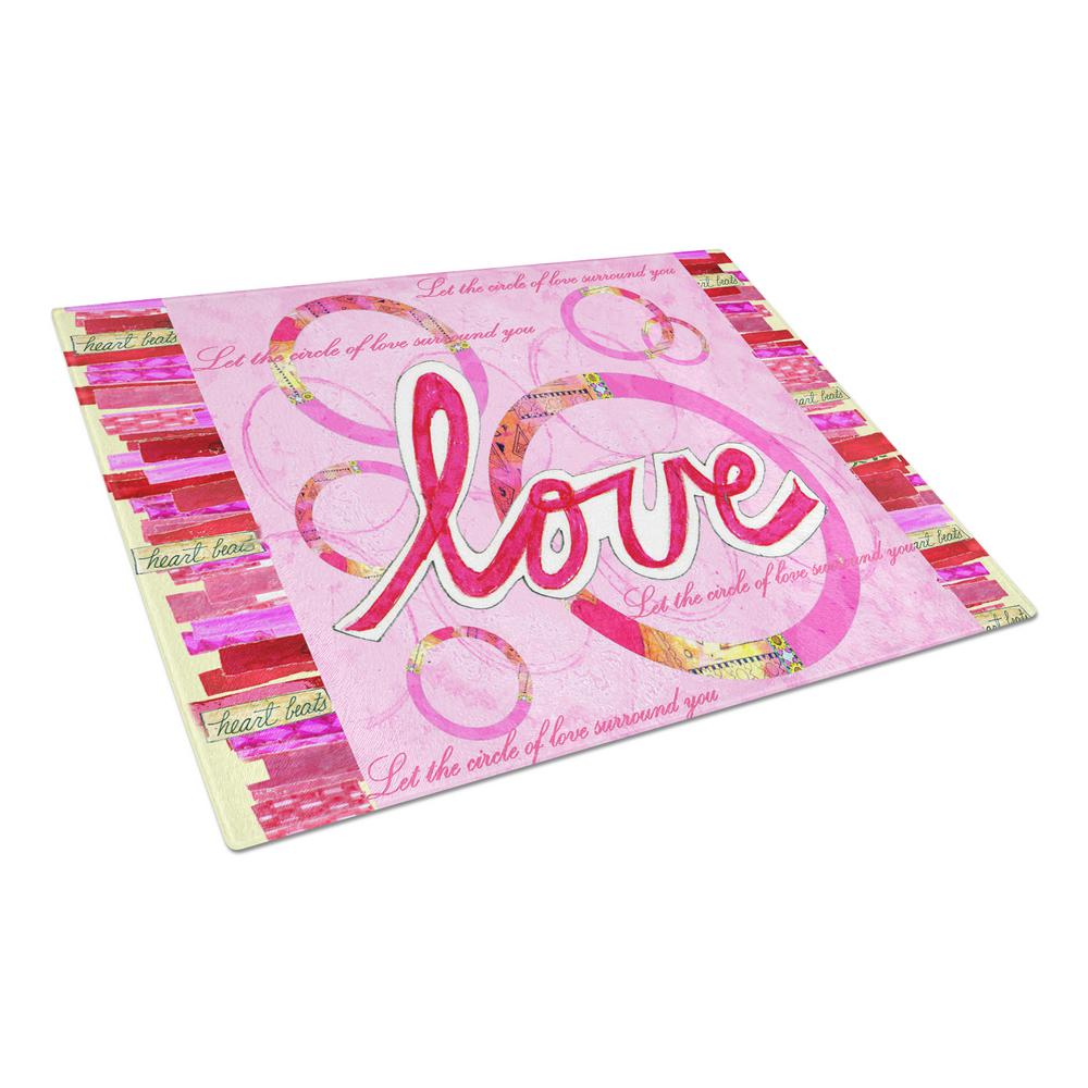 Carolines Treasures Dancers Glass Cutting Board Large Multicolor