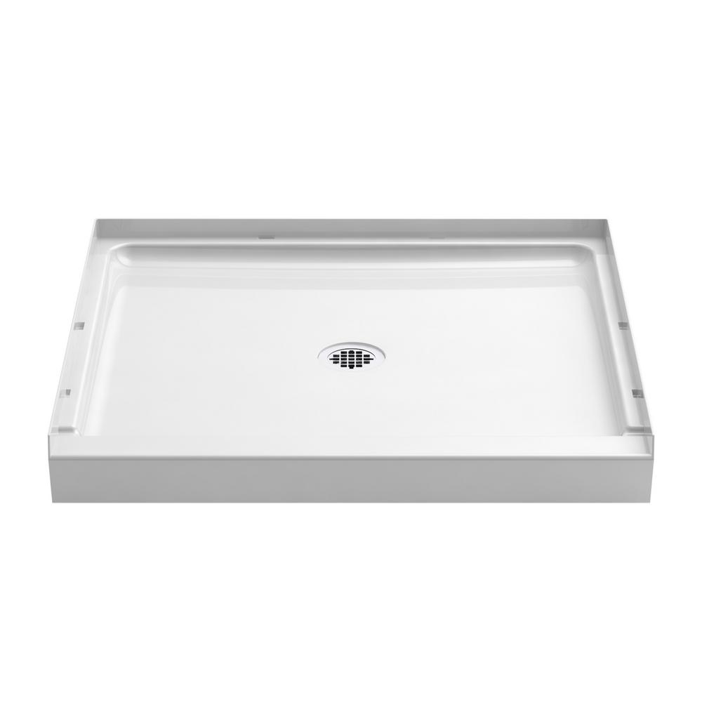 KOHLER Guard+ 34 in. x 36 in. Single Threshold Shower Base in White