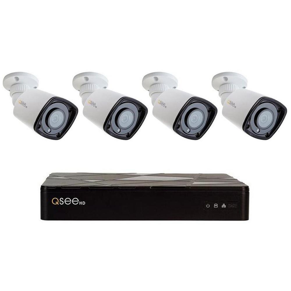 Q-SEE 8 Channel 1080p 1TB Video Surveillance NVR System with 4 Bullet Cameras and Starlight Color Night Vision was $649.0 now $324.5 (50.0% off)
