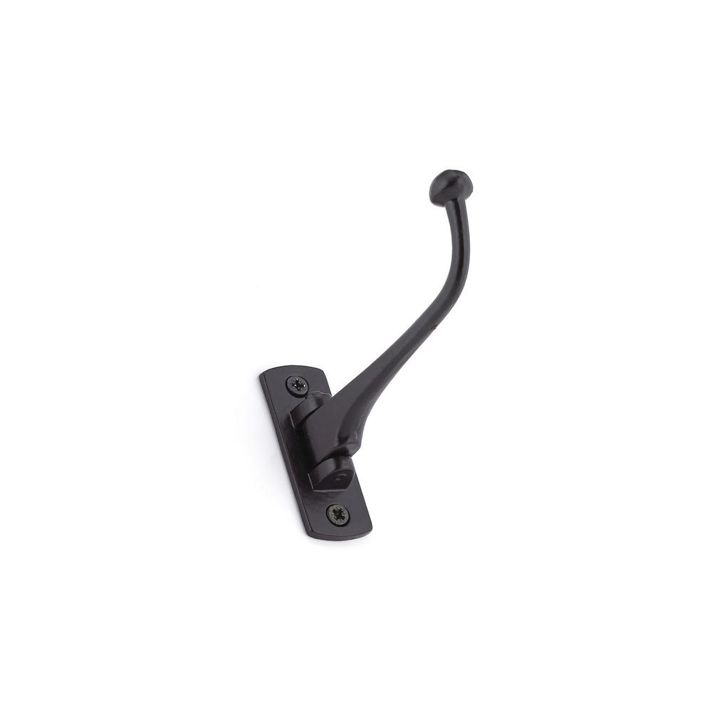 Richelieu Hardware 4 1 8 In Flat Black Iron Swivel Hook T5606900