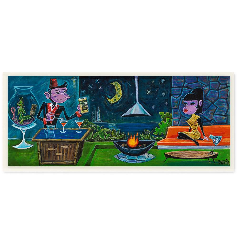 The Stupell Home Decor Collection 7 In X 17 In Bold Monkey