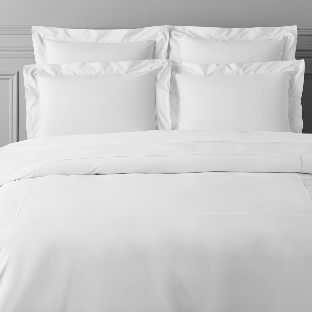 A1 Home Collections 4 Pieces White Solid Organic Cotton King Duvet