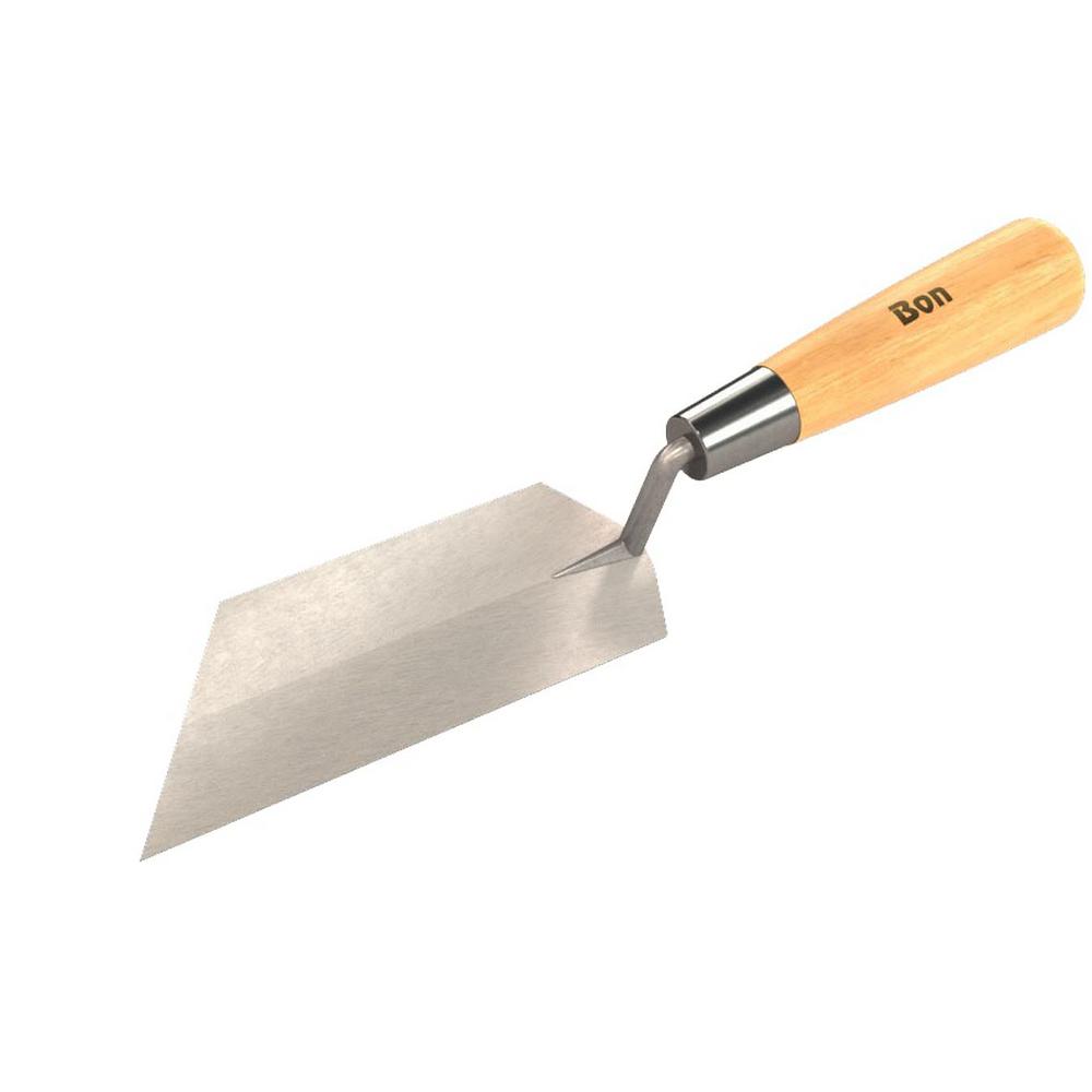 wooden handle trowel