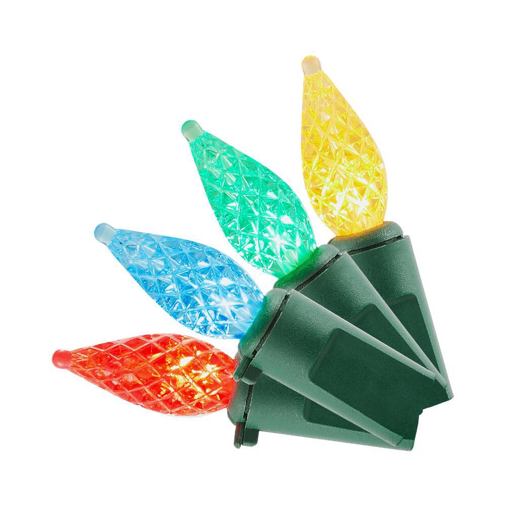 Home Accents Holiday 17.3 ft. 50Light MultiColor LED Faceted C3 Super