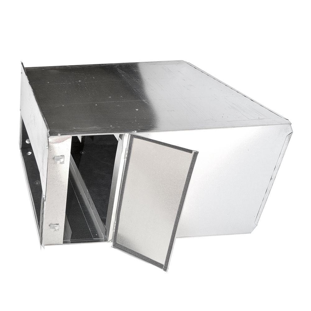 Master Flow 20 in. x 25 in. Dual Filter Plenum Kit R6 Insulated