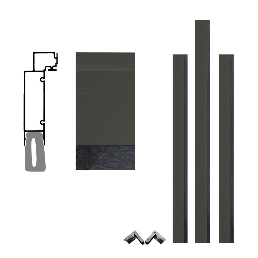 Garage Door Side And Top Stop Molding Weatherstripping Kit Available In All Colors